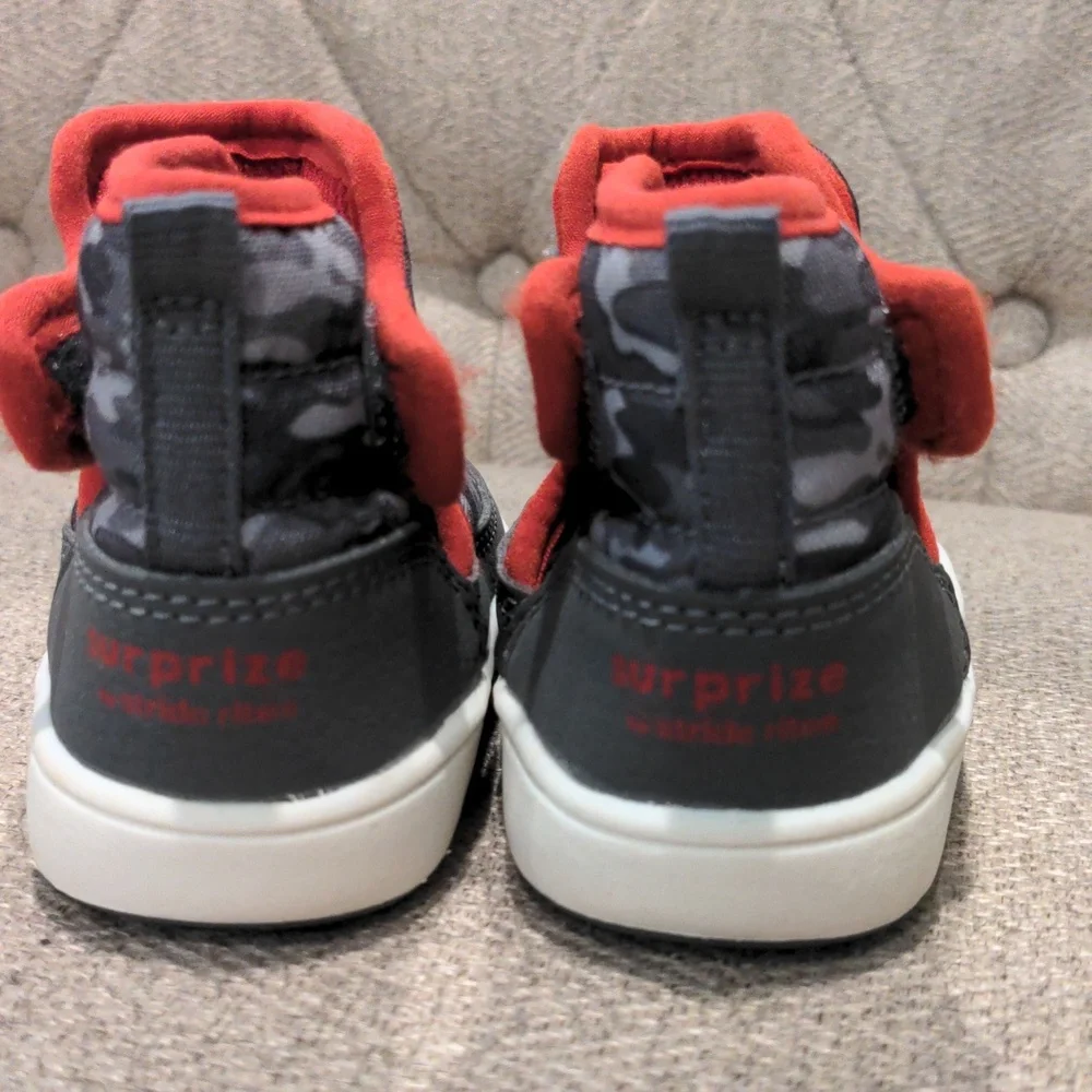 Baby Surprize By Stride Rite Aster Boots - Gray - Size 3